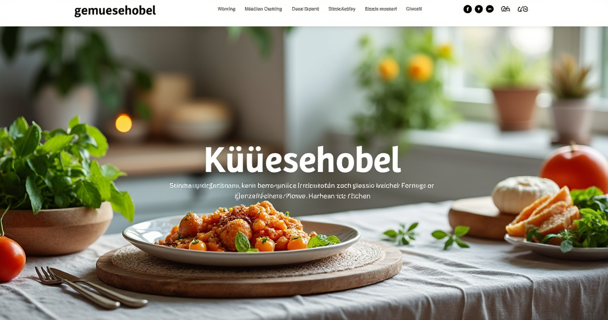 Verschiedene Gemüsehobel und Reiben mit frischem Gemüse auf Küchentheke